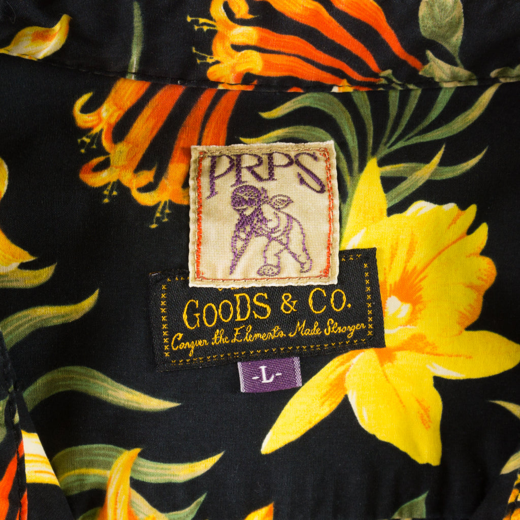 Prps Goods & Co. Флорална Риза с Къс Ръкав