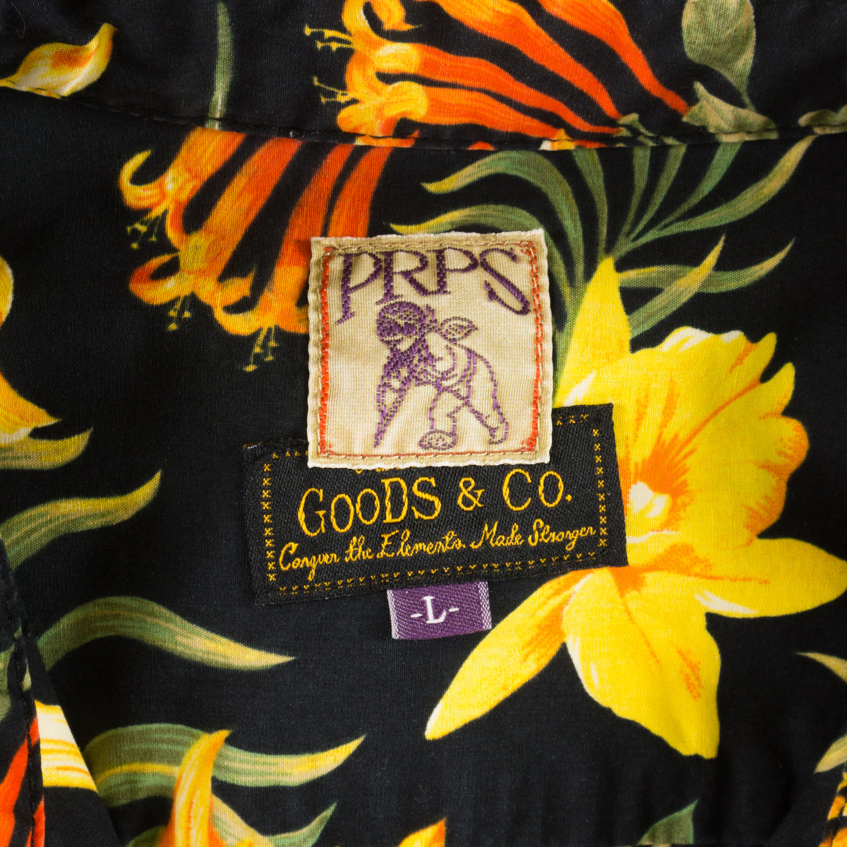 Prps Goods & Co. Флорална Риза с Къс Ръкав