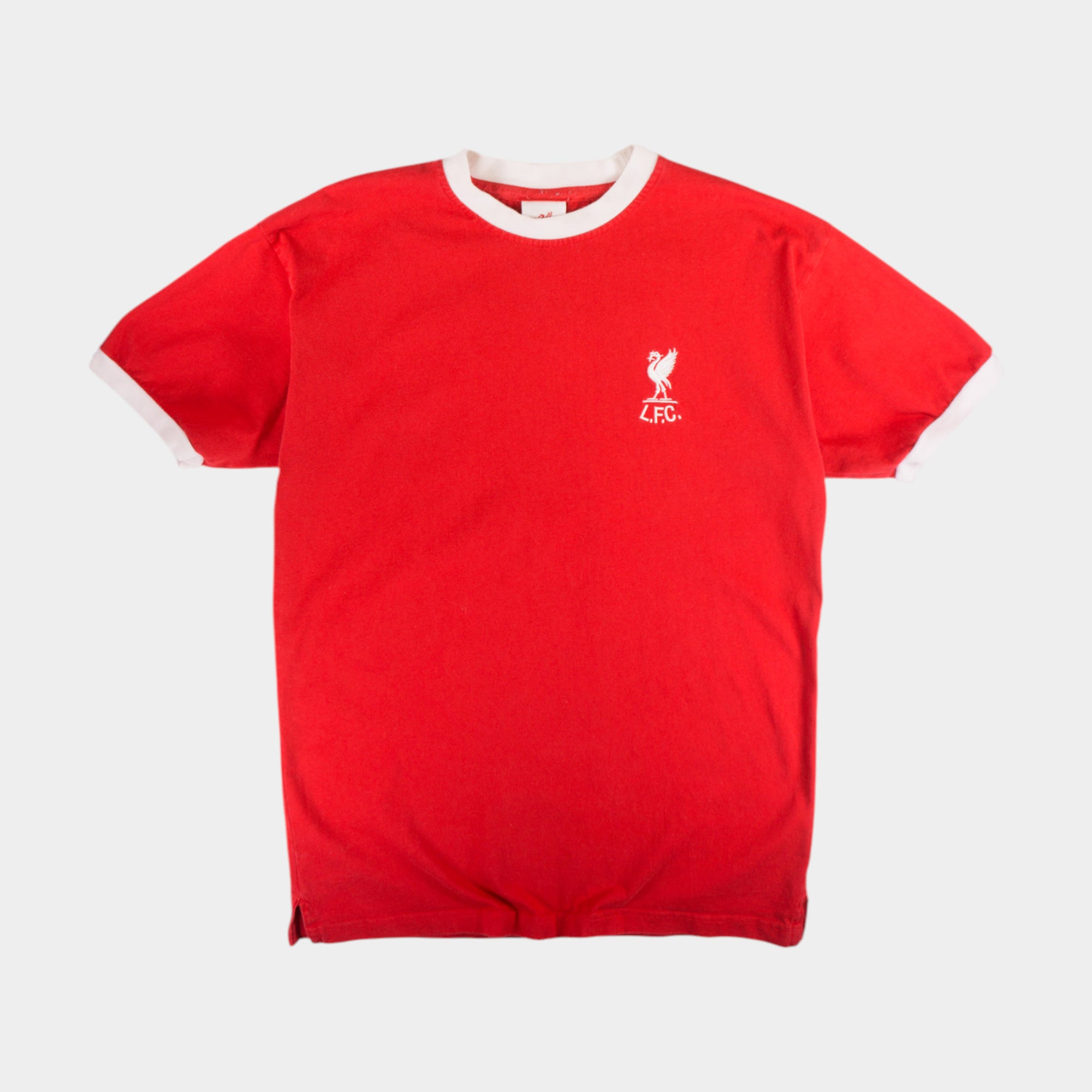 Score Draw Liverpool FC Винтидж 2000те Червена Тениска