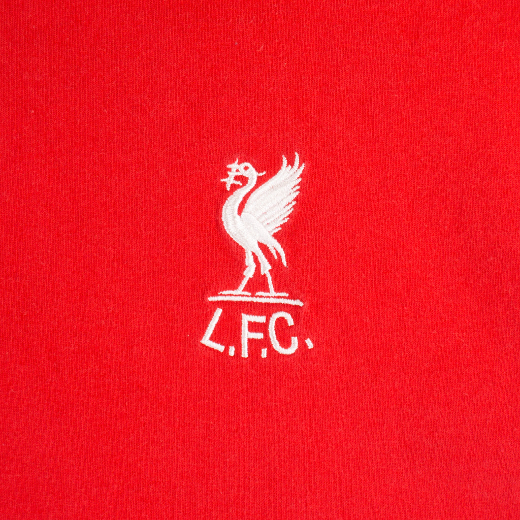 Score Draw Liverpool FC Винтидж 2000те Червена Тениска