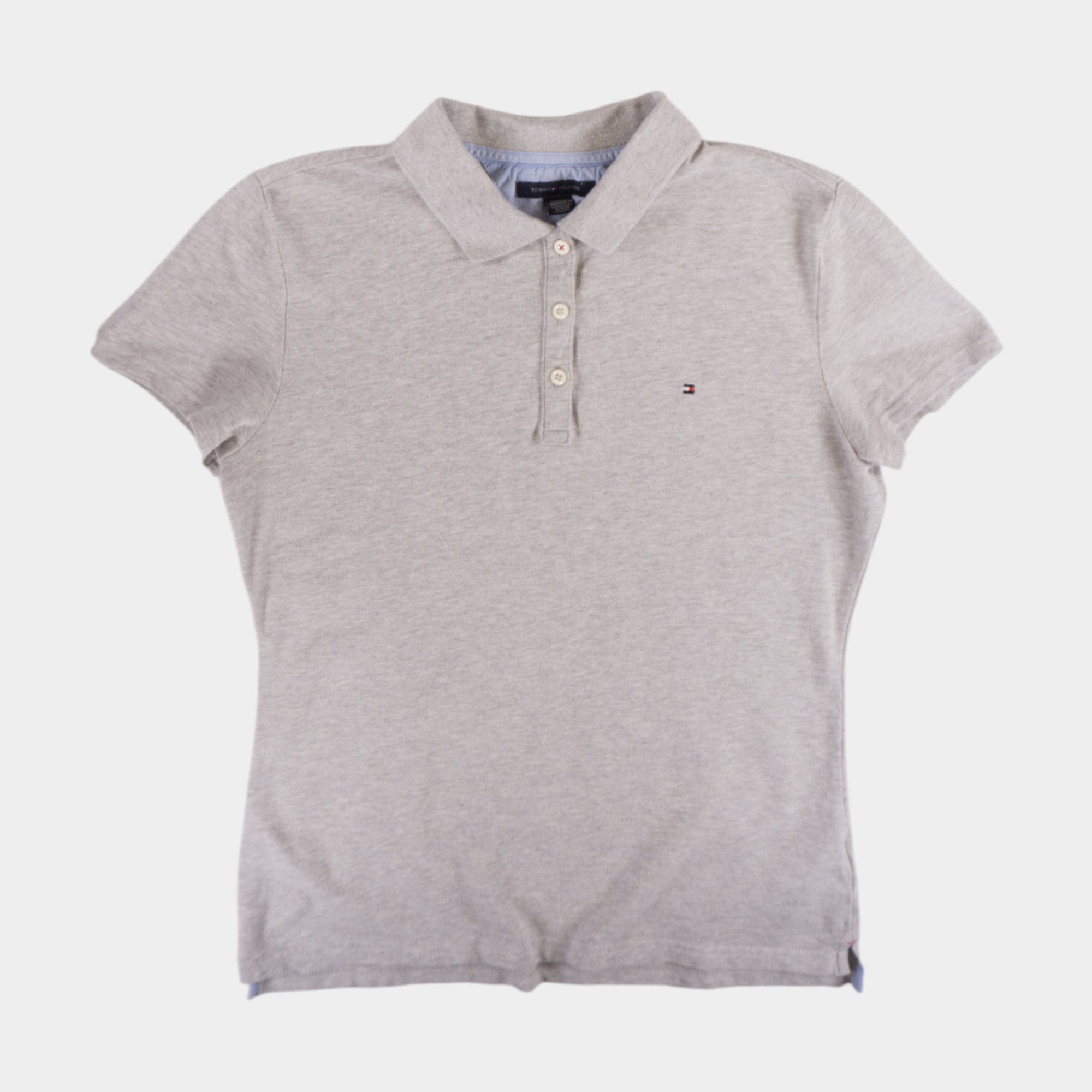 Tommy Hilfiger Сива Тениска с Яка