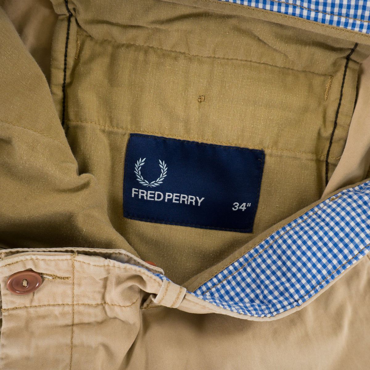 Fred Perry Бежови Къси Панталони