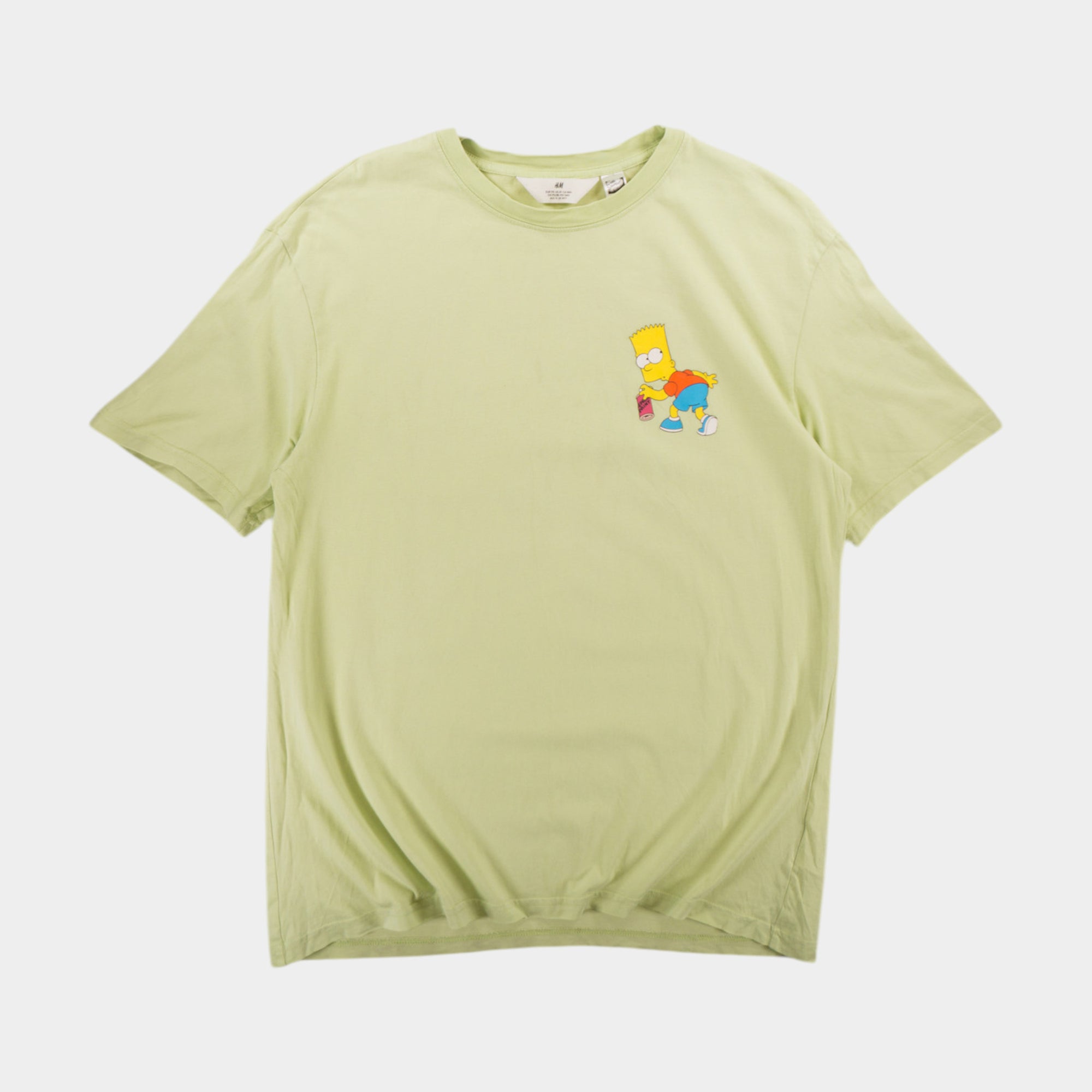 H&M x The Simpsons Зелена Тениска с Графика