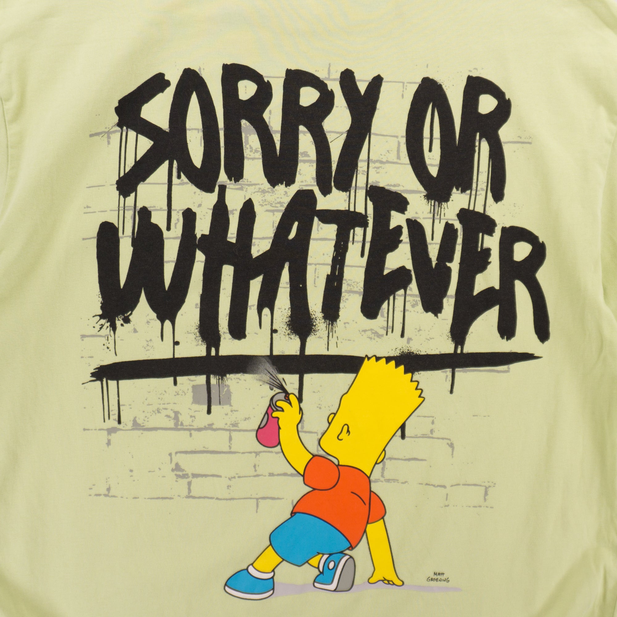 H&M x The Simpsons Зелена Тениска с Графика