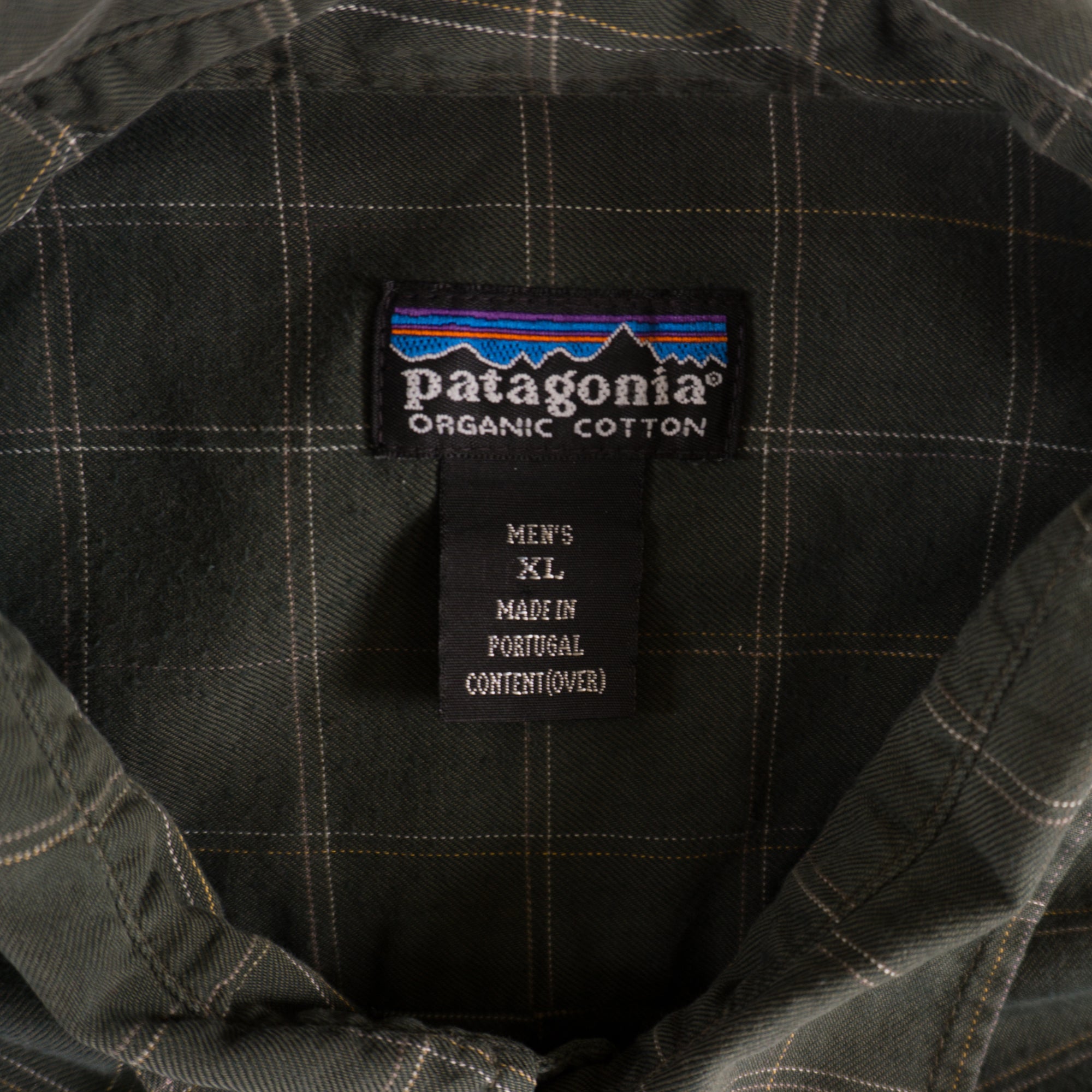 Patagonia Зелена Карирана Риза с Дълъг Ръкав