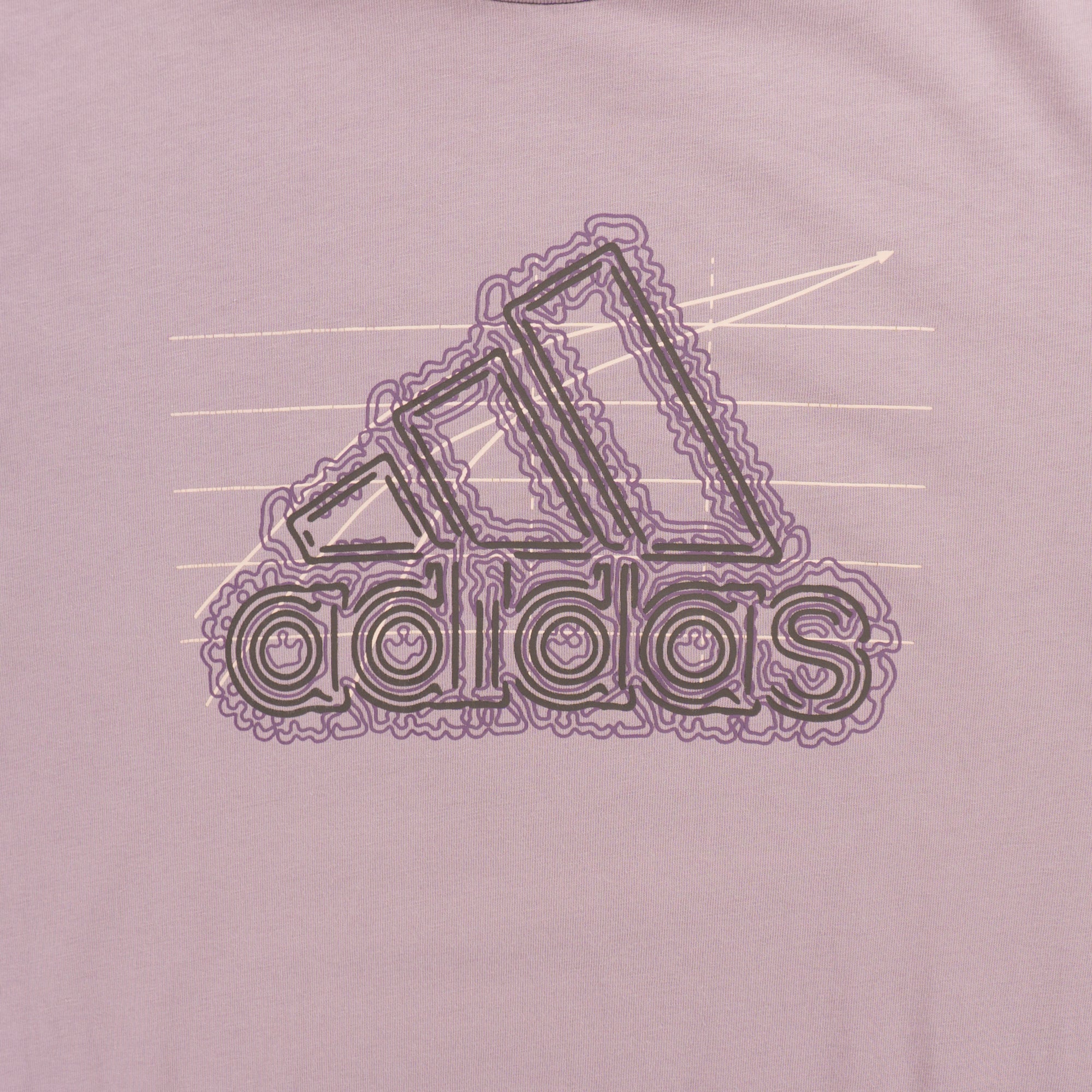 Adidas Лилава Тениска