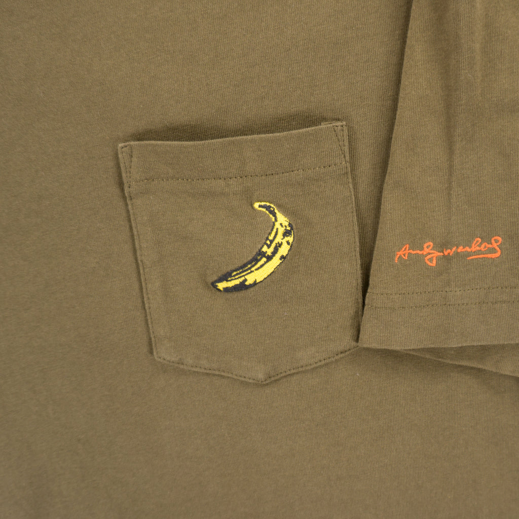 Uniqlo X Andy Warhol Зелена Тениска