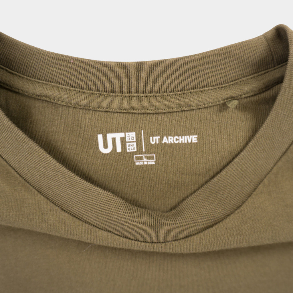 Uniqlo X Andy Warhol Зелена Тениска