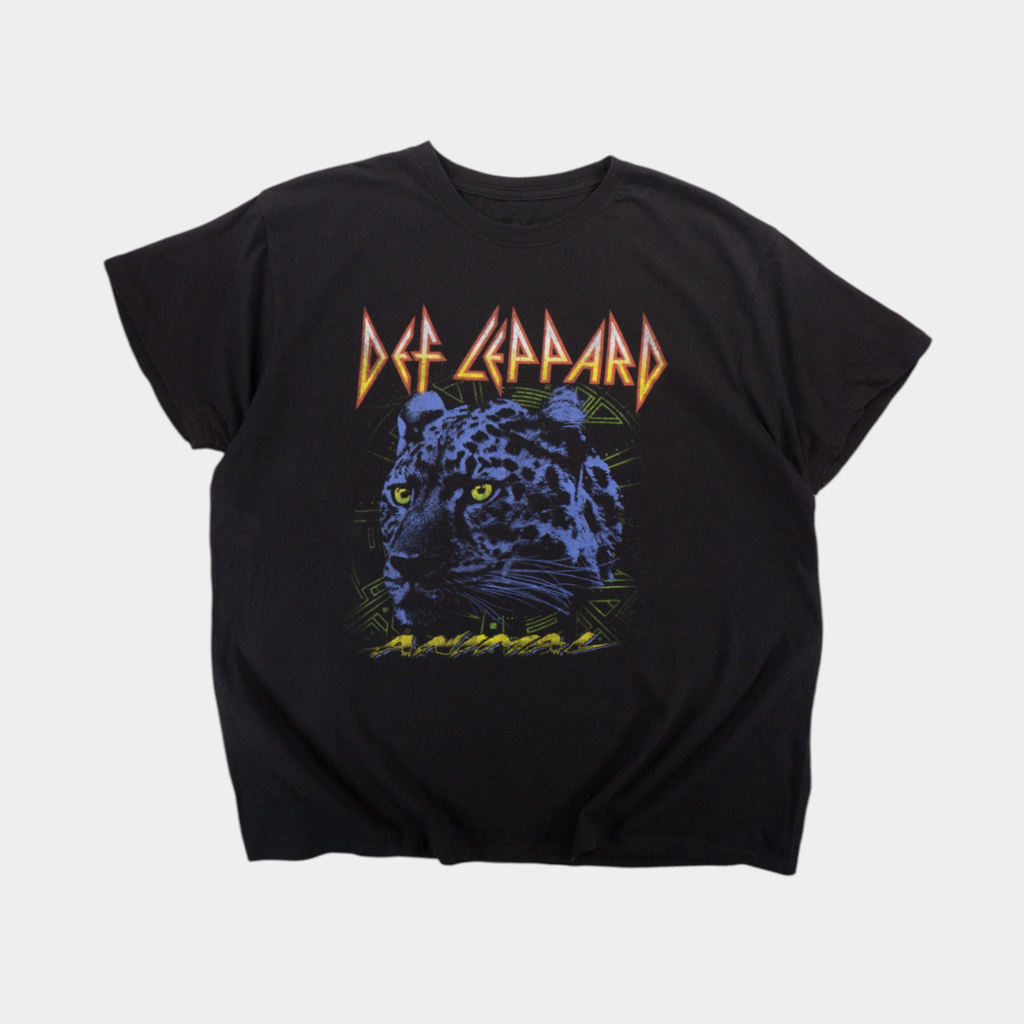 Def Leppard Черна Тениска с Графика