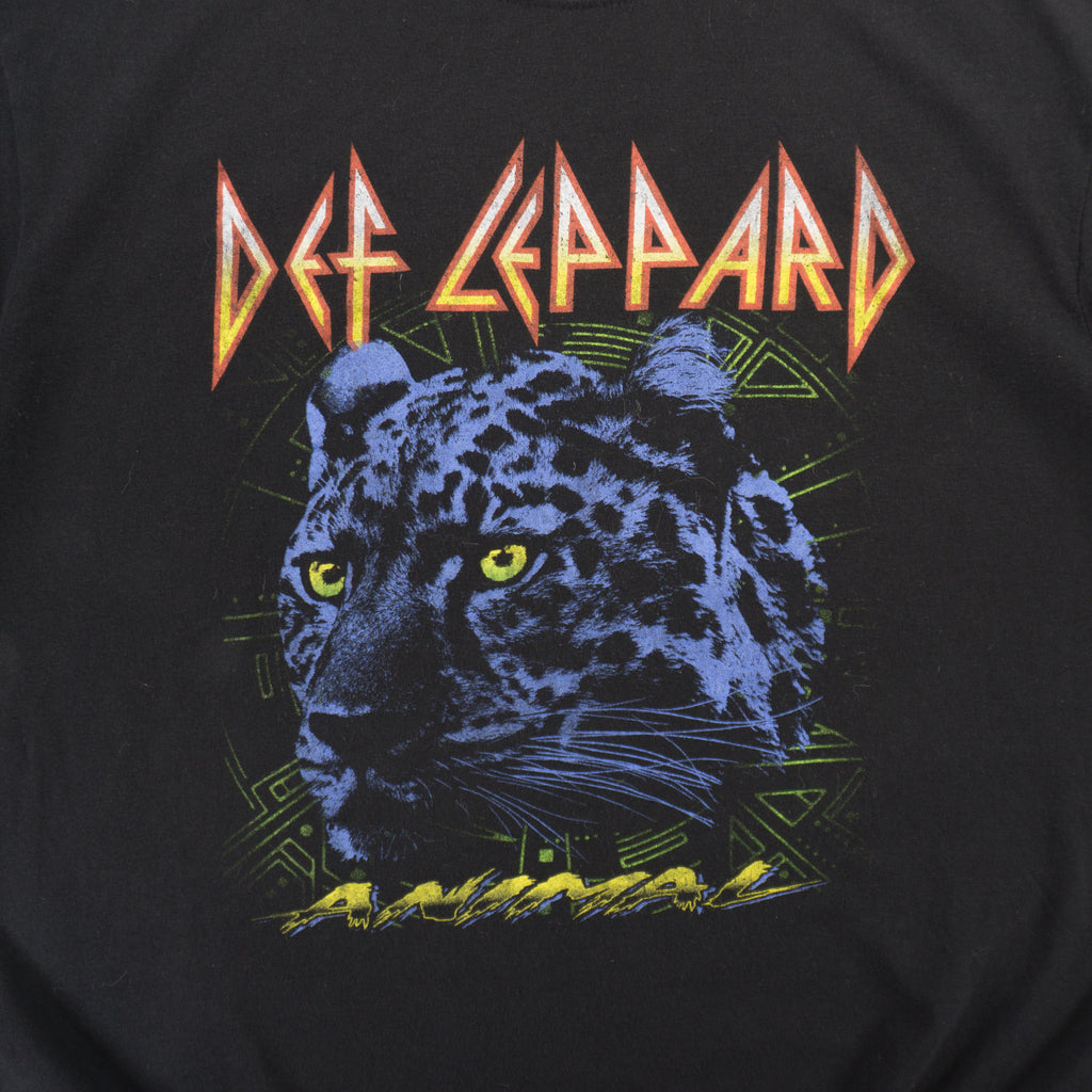 Def Leppard Черна Тениска с Графика