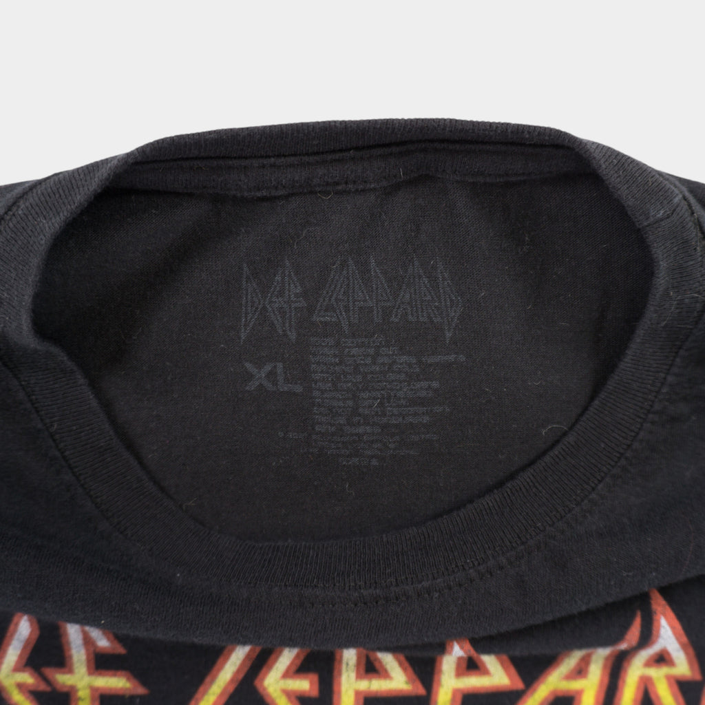 Def Leppard Черна Тениска с Графика