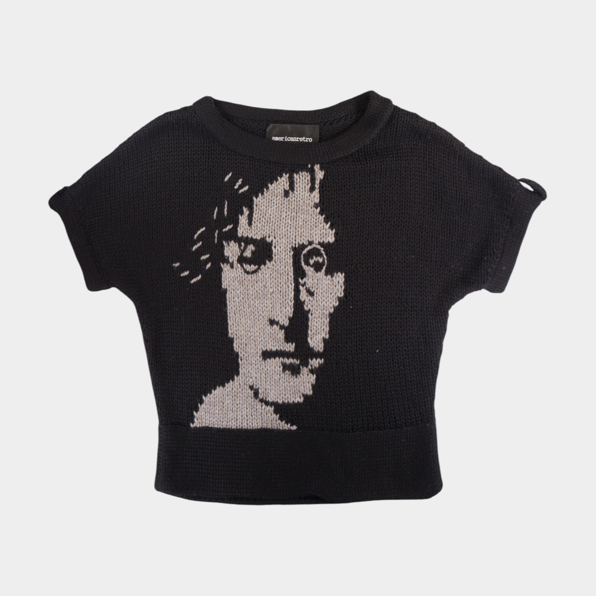 Americanretro John Lennon Черен Пуловер