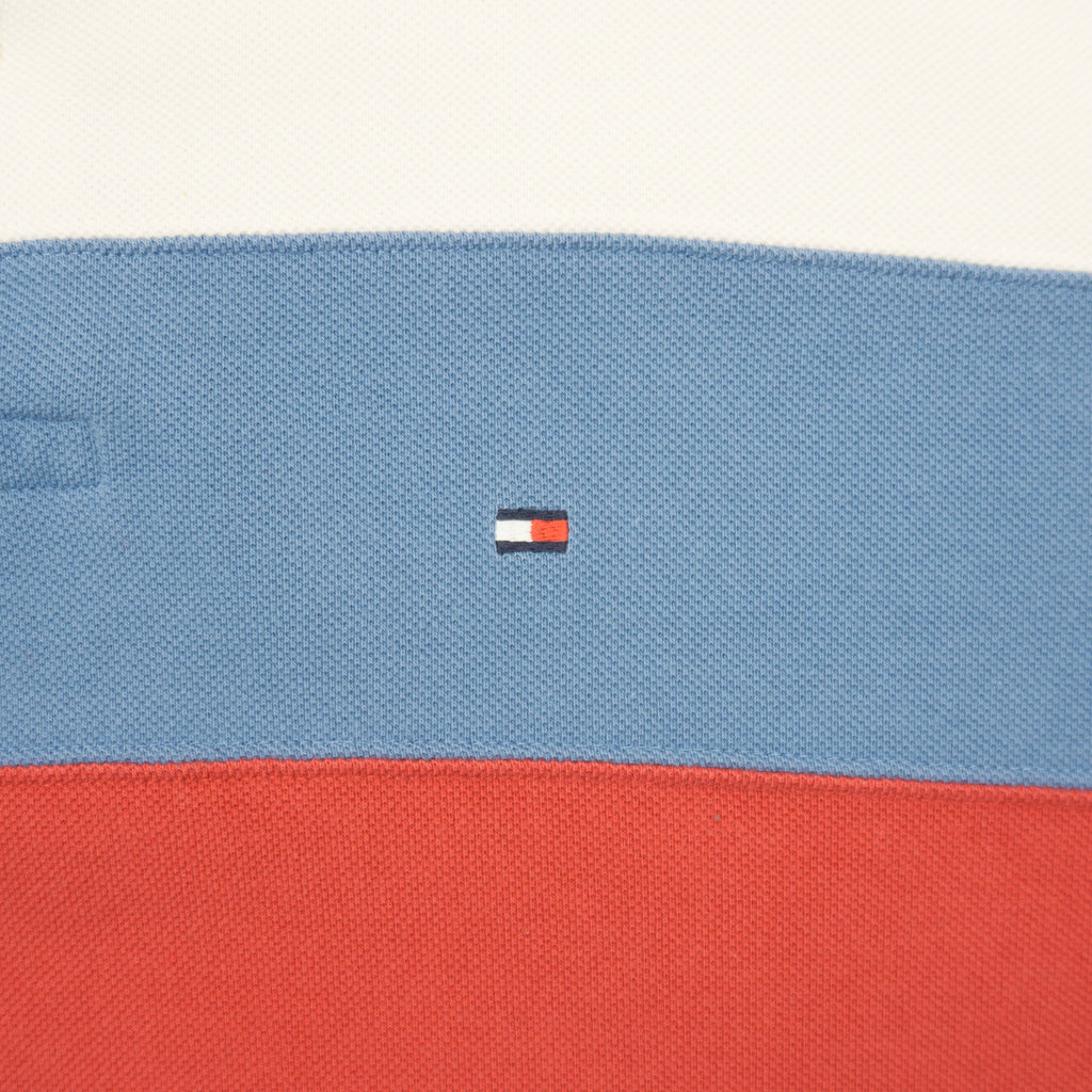 Tommy Hilfiger Vintage Раирана Тениска с Яка