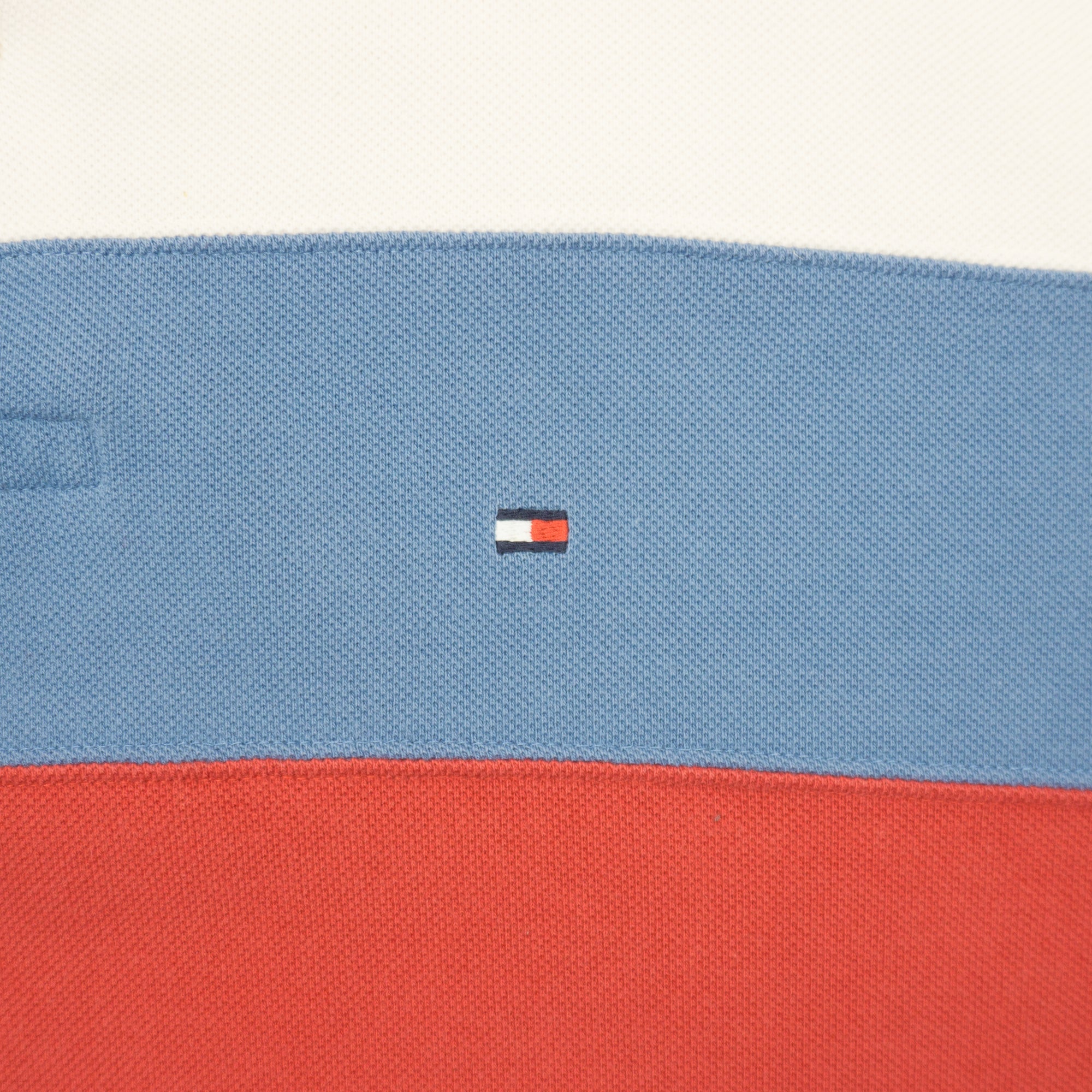 Tommy Hilfiger Vintage Раирана Тениска с Яка