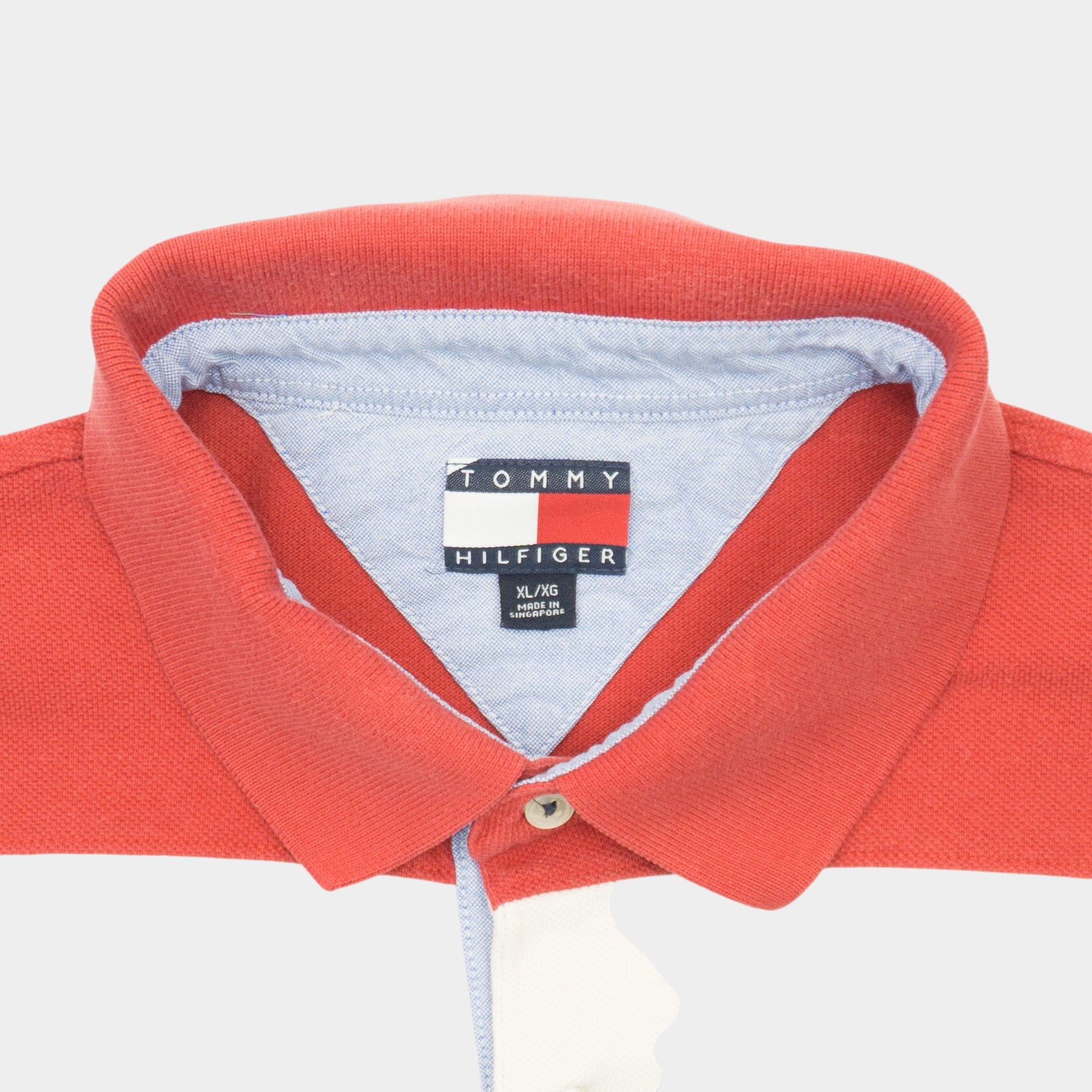 Tommy Hilfiger Vintage Раирана Тениска с Яка
