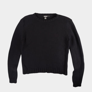 DKNY Черен Вълнен Пуловер