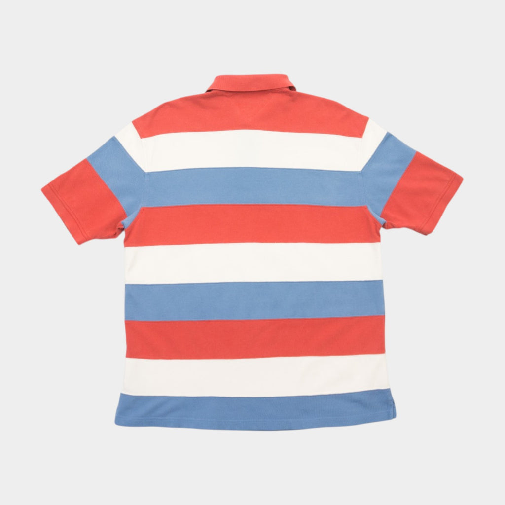 Tommy Hilfiger Vintage Раирана Тениска с Яка