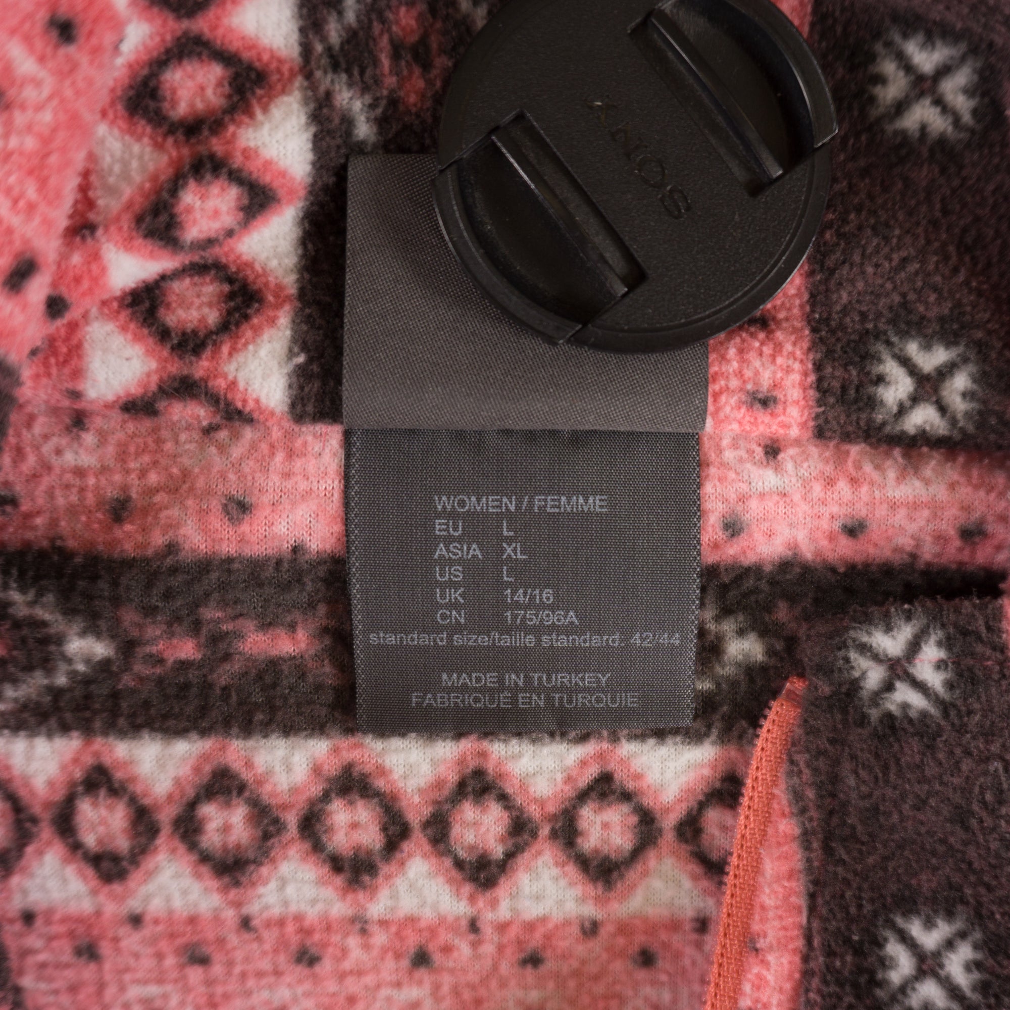 Jack Wolfskin Цветен Полар с Цип