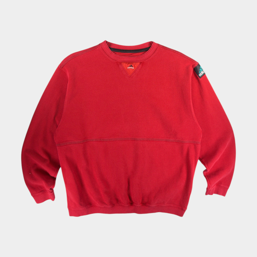 Adidas Equipment Винтидж 90-те Червена Блуза