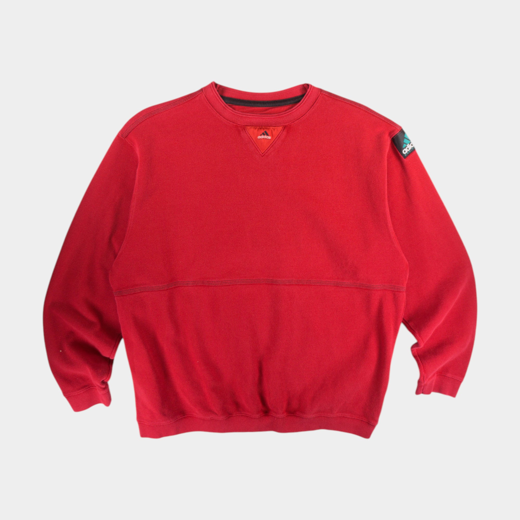 Adidas Equipment Винтидж 90-те Червена Блуза