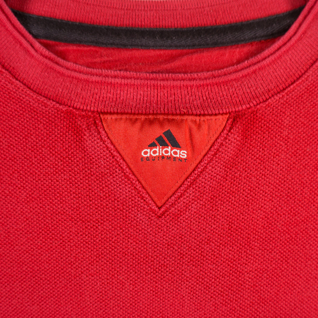 Adidas Equipment Винтидж 90-те Червена Блуза