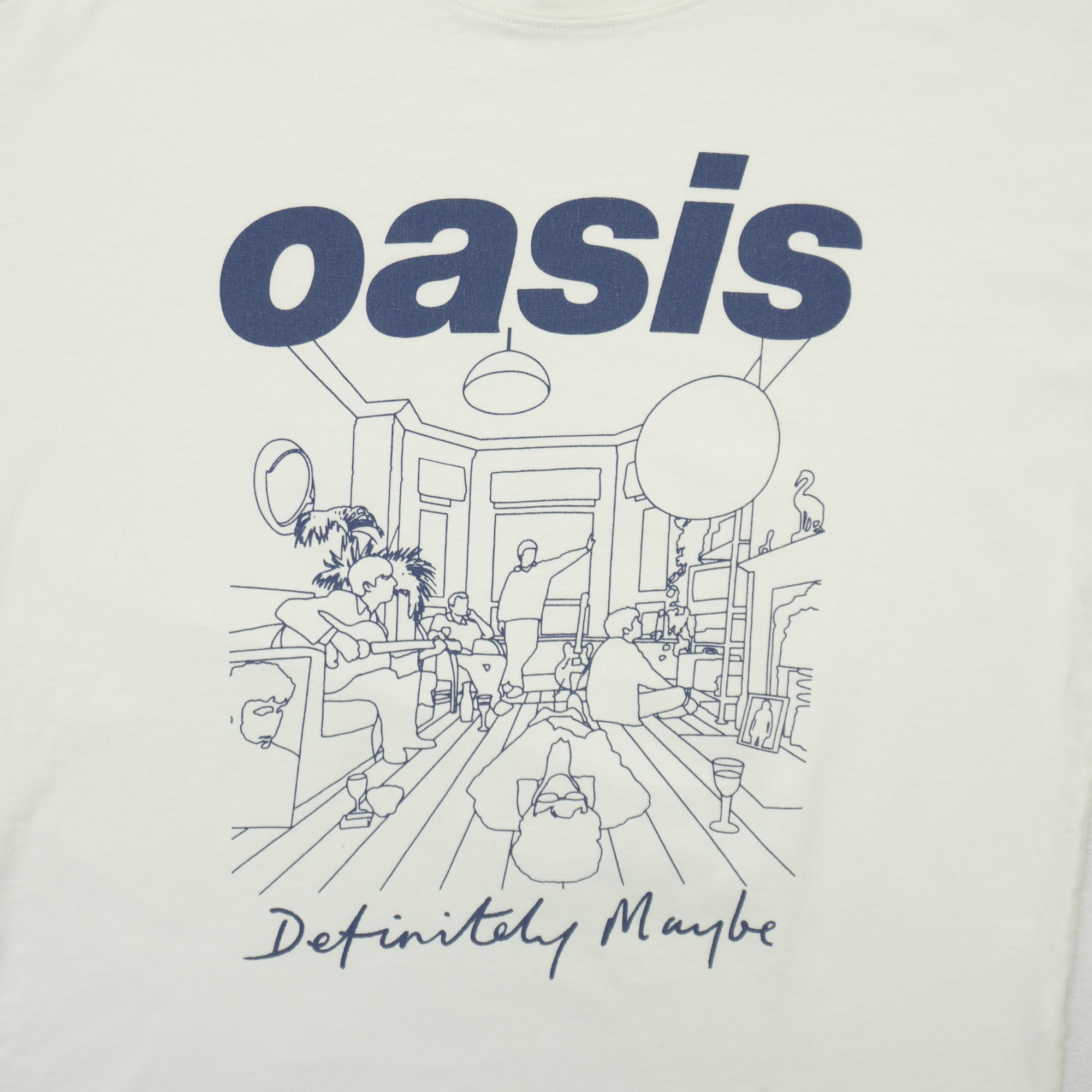 Zara X Oasis Тениска с Графика
