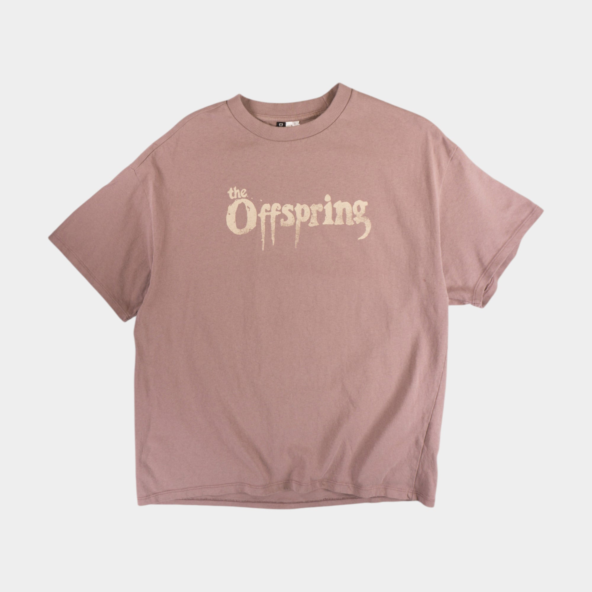 H&M X The Offspring Бежова Тениска с Графика