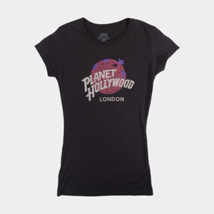 Planet Hollywood Черна Тениска
