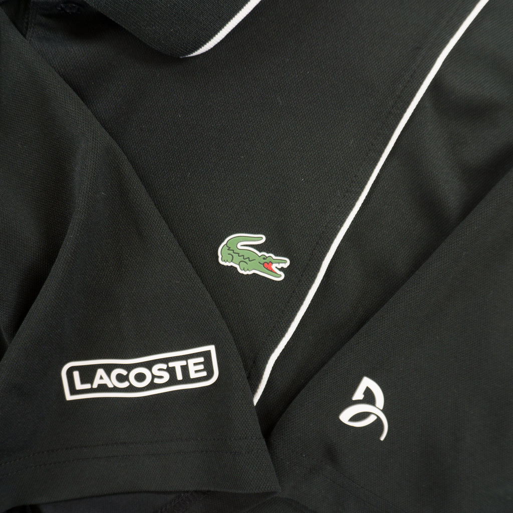 Lacoste Sport x Novak Djokovic Черна Тениска с Яка