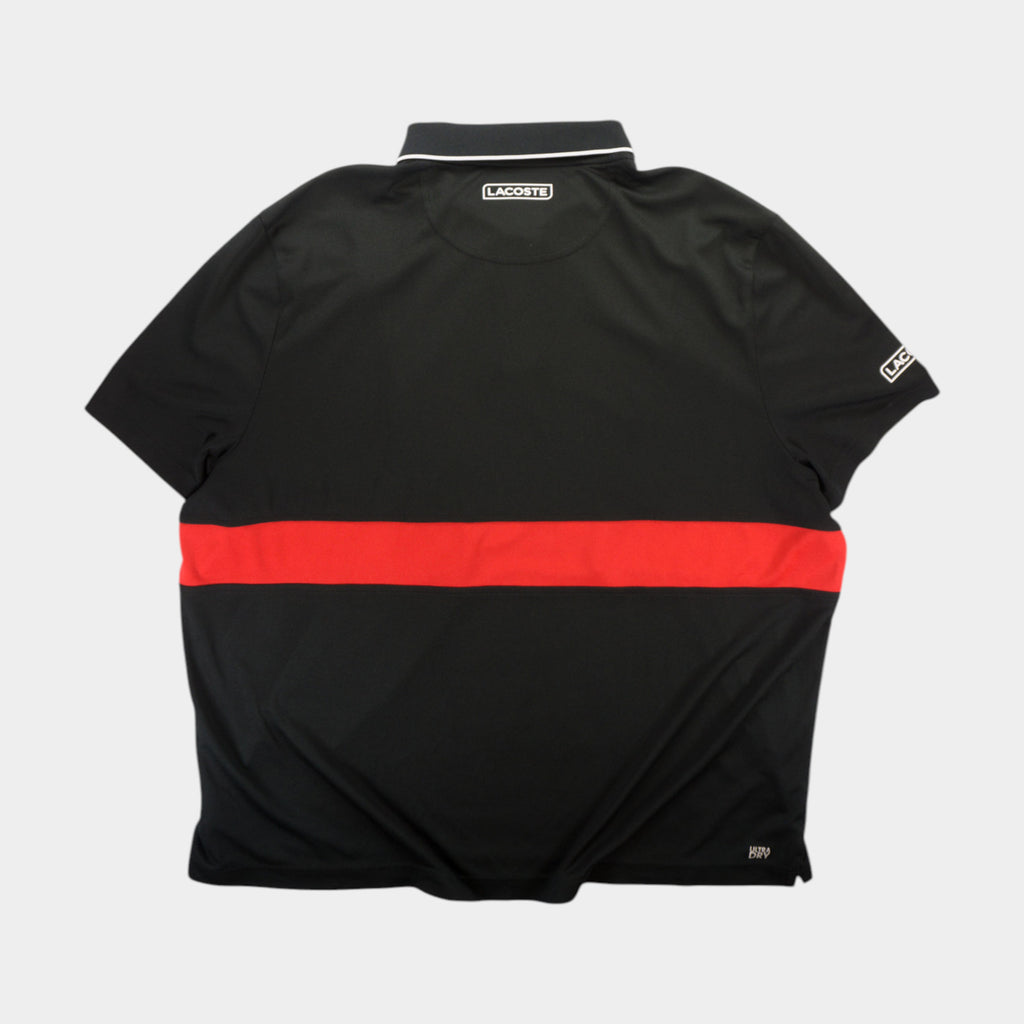 Lacoste Sport x Novak Djokovic Черна Тениска с Яка