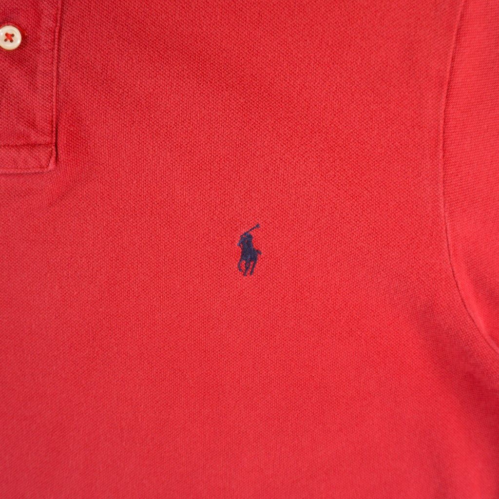 Polo Ralph Lauren Винтидж 2000-те Червена Тениска с Яка