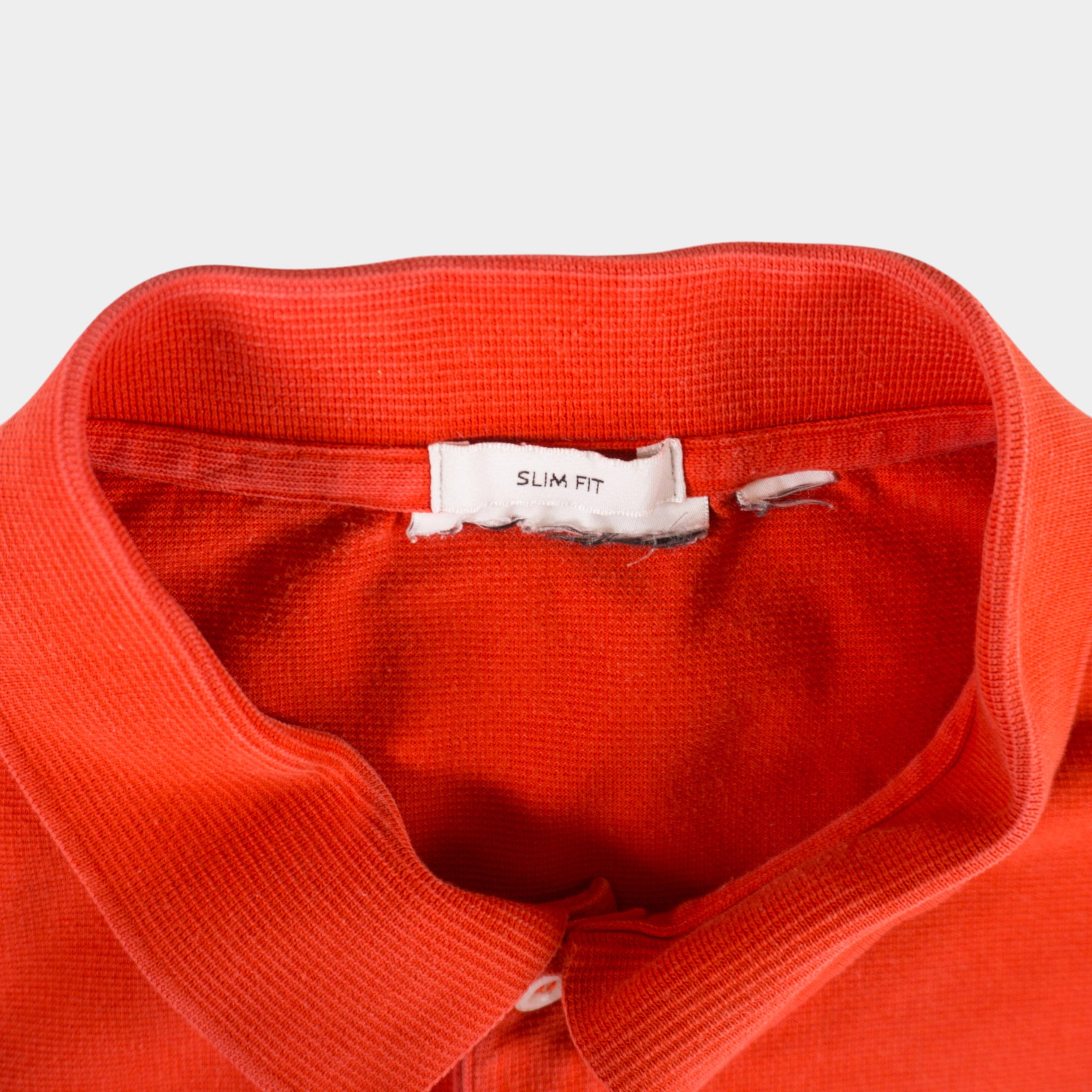 Lacoste Винтидж Червена Тениска с Яка