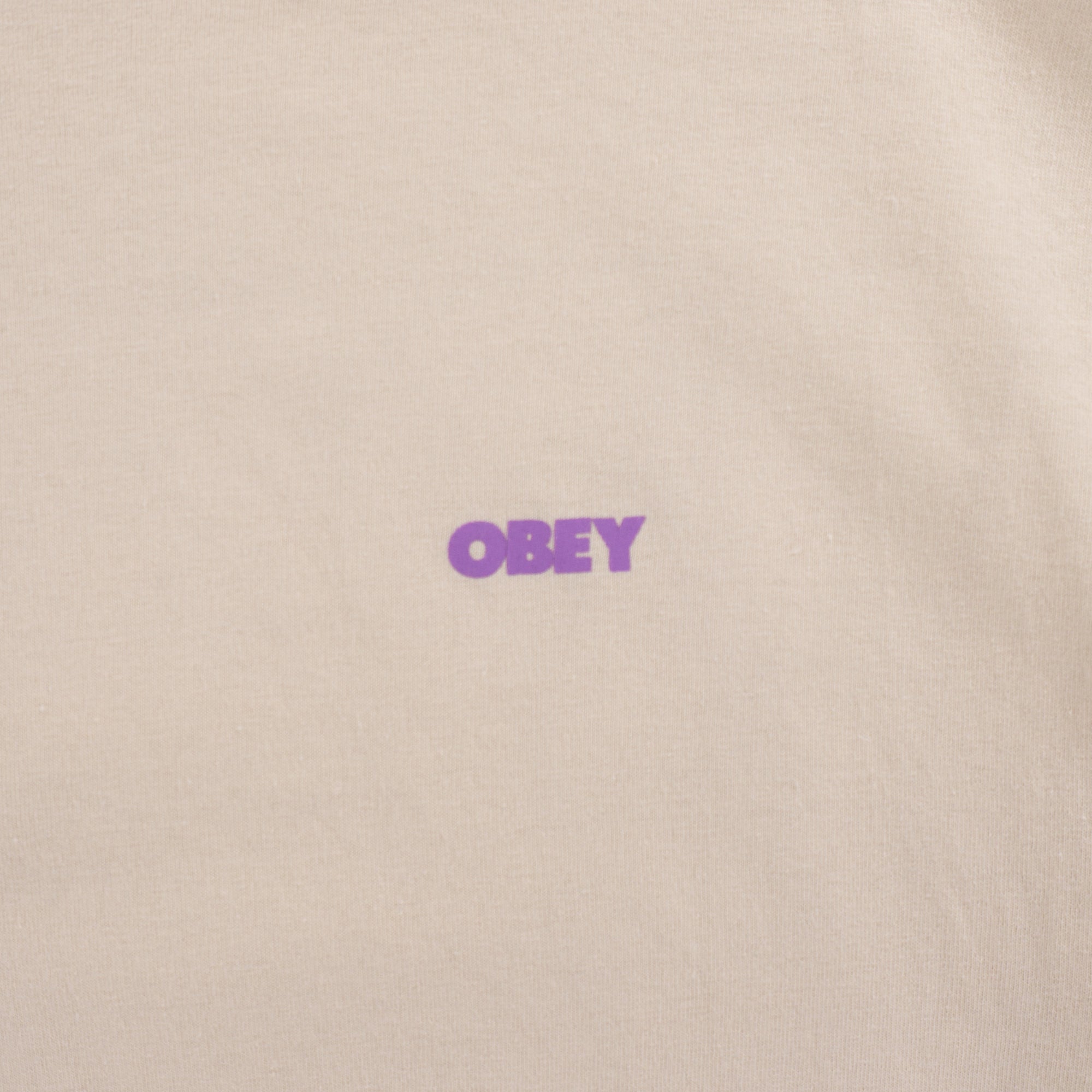 Obey Бежова Тениска