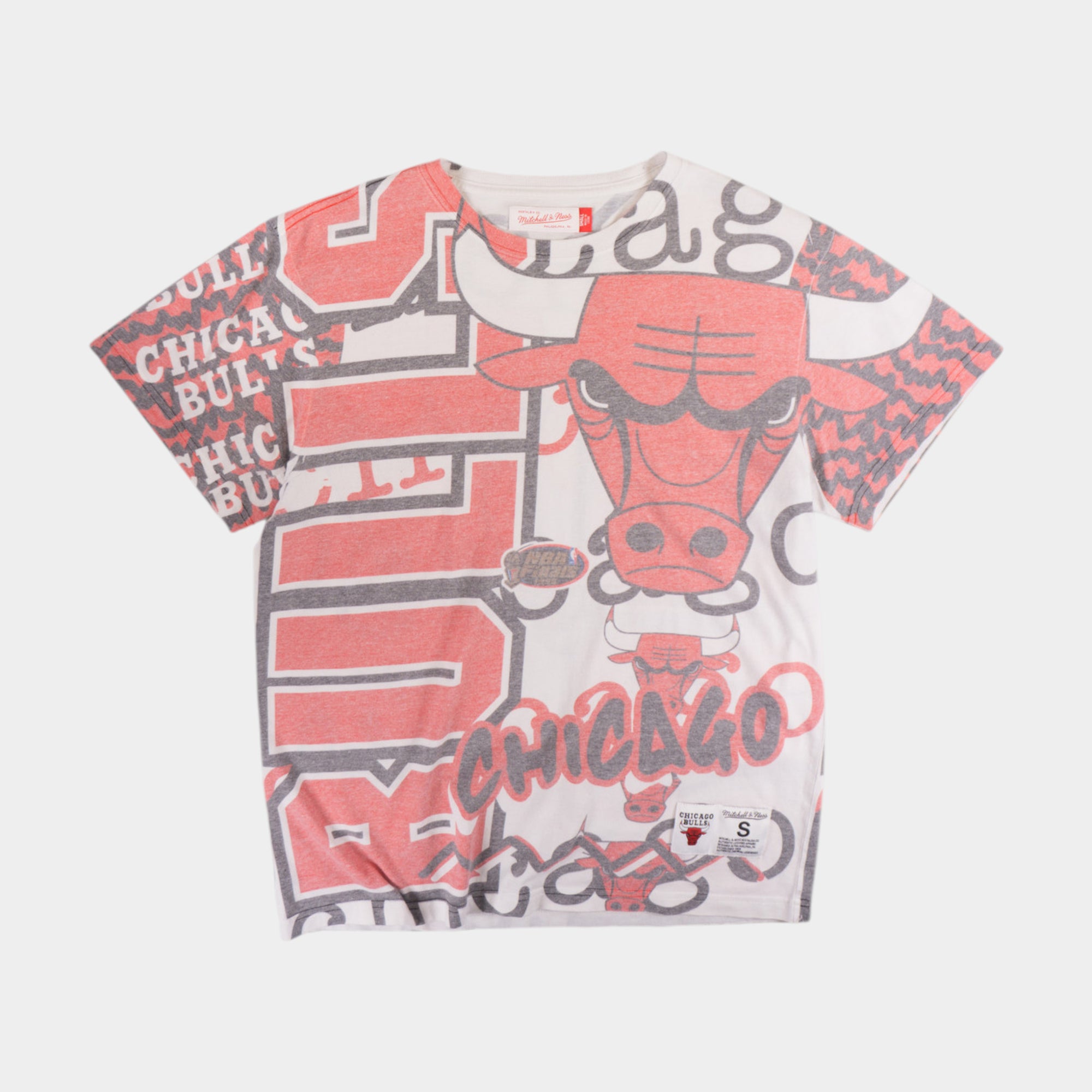 Mitchell & Ness X Chicago Bulls Тениска с Графика