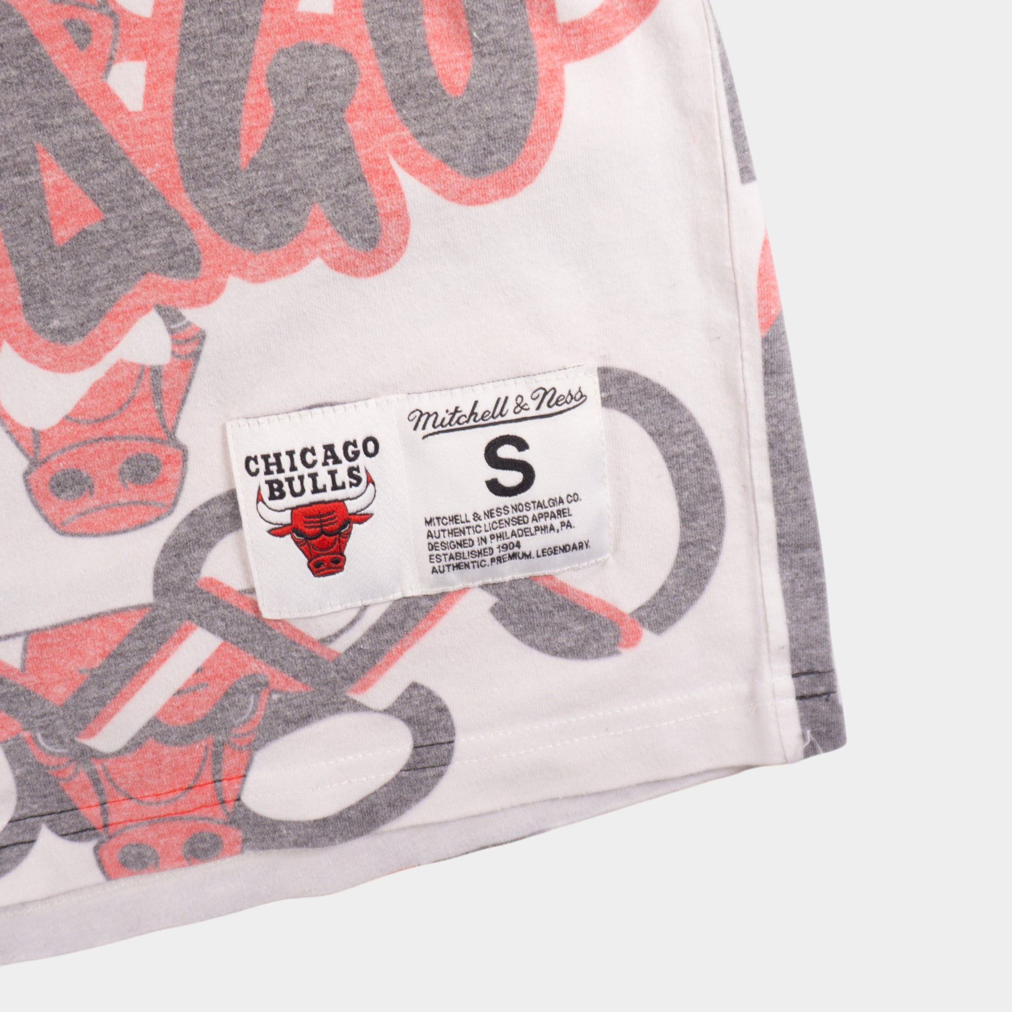 Mitchell & Ness X Chicago Bulls Тениска с Графика