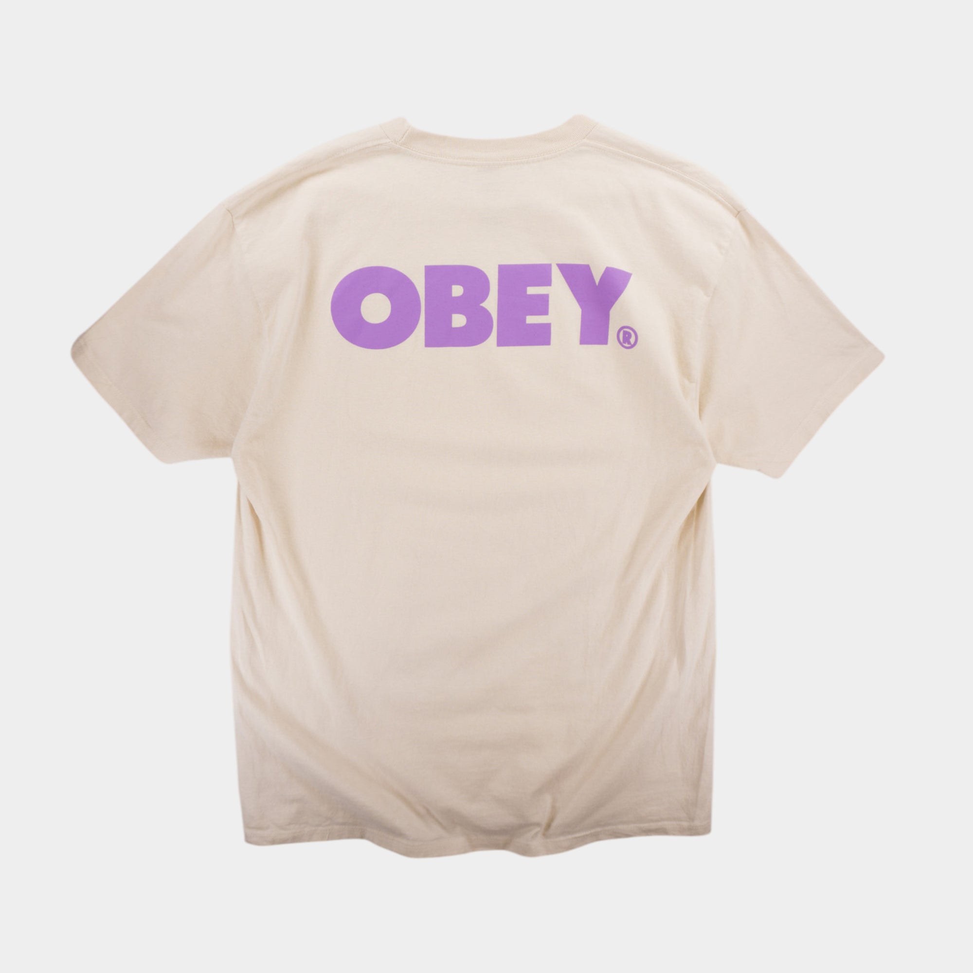 Obey Бежова Тениска