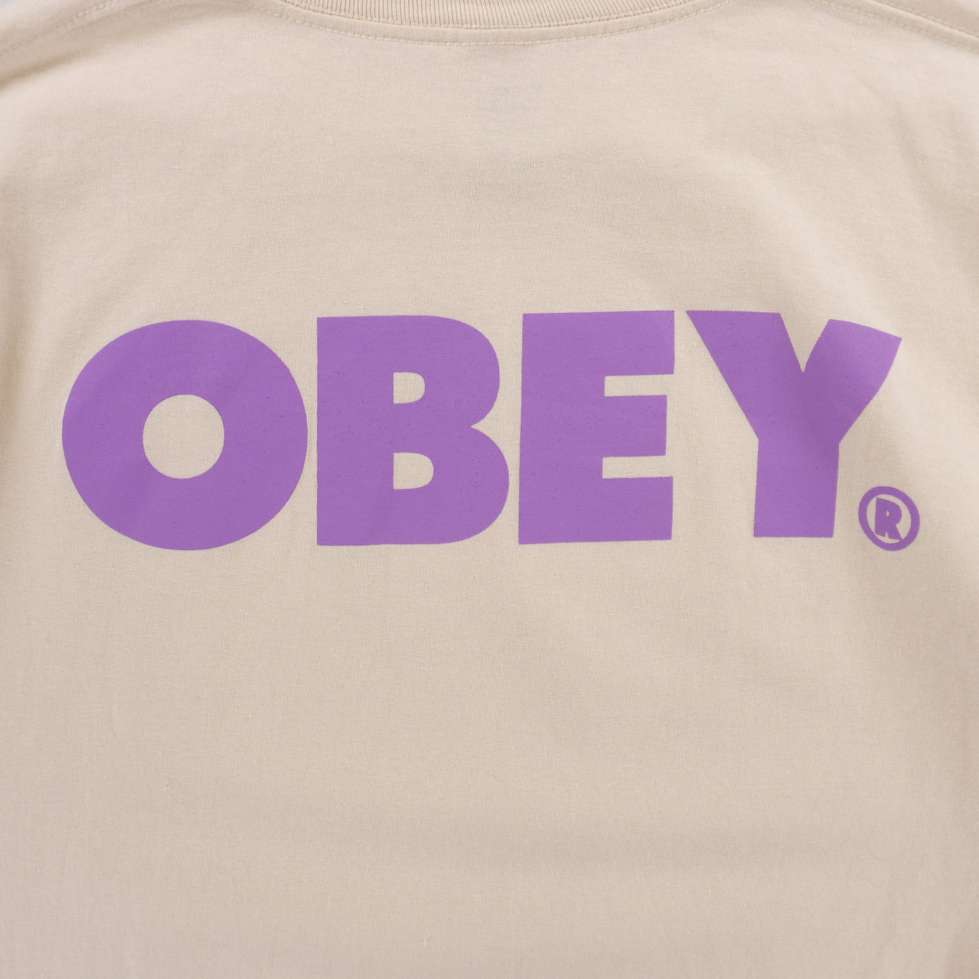 Obey Бежова Тениска