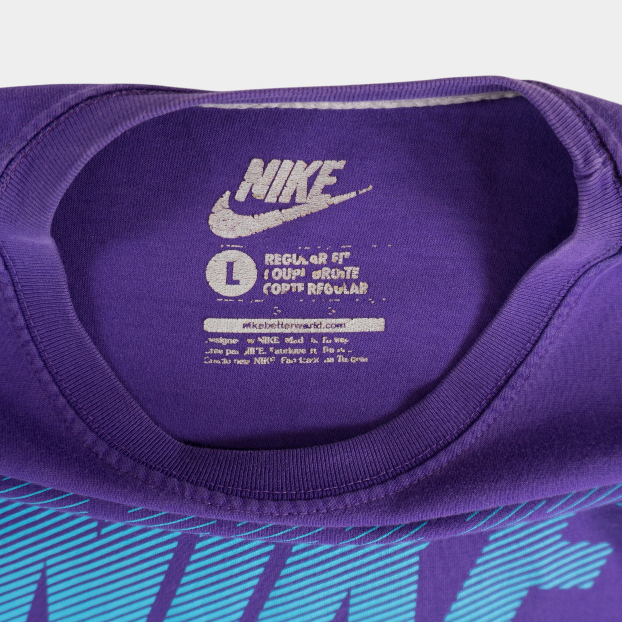 Nike Лилава Тениска