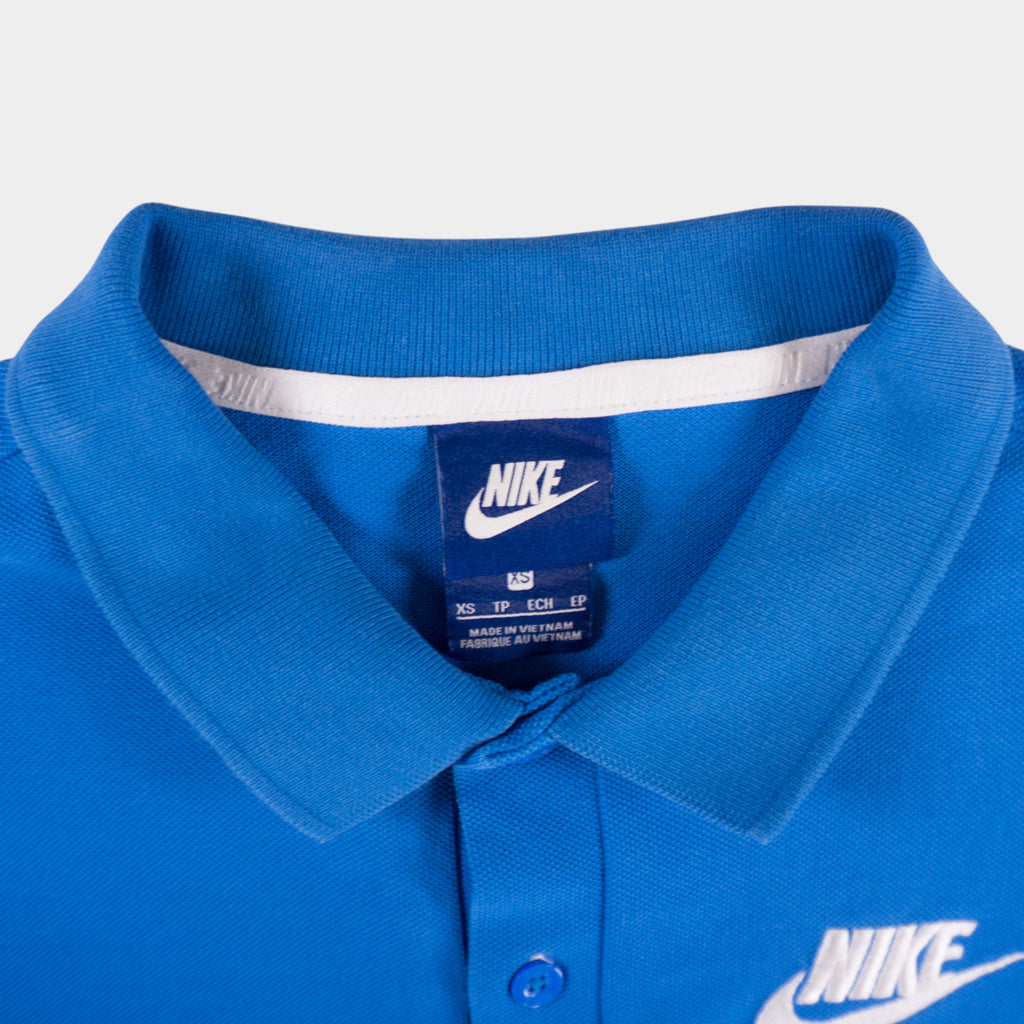 Nike Синя Тениска с Яка