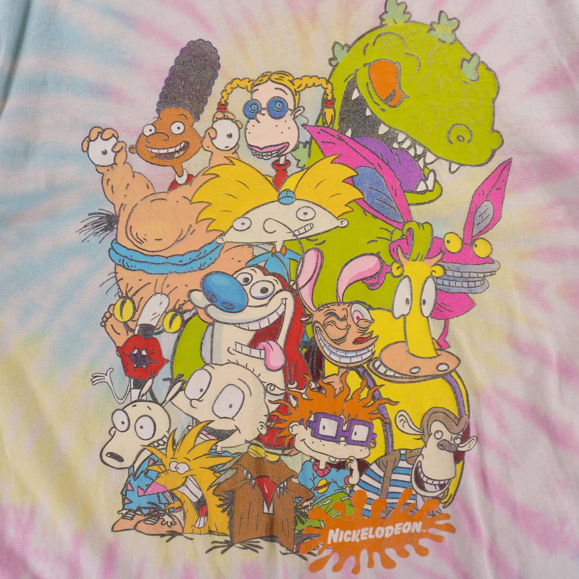 Nickelodeon Tie-Dye Тениска с Графика