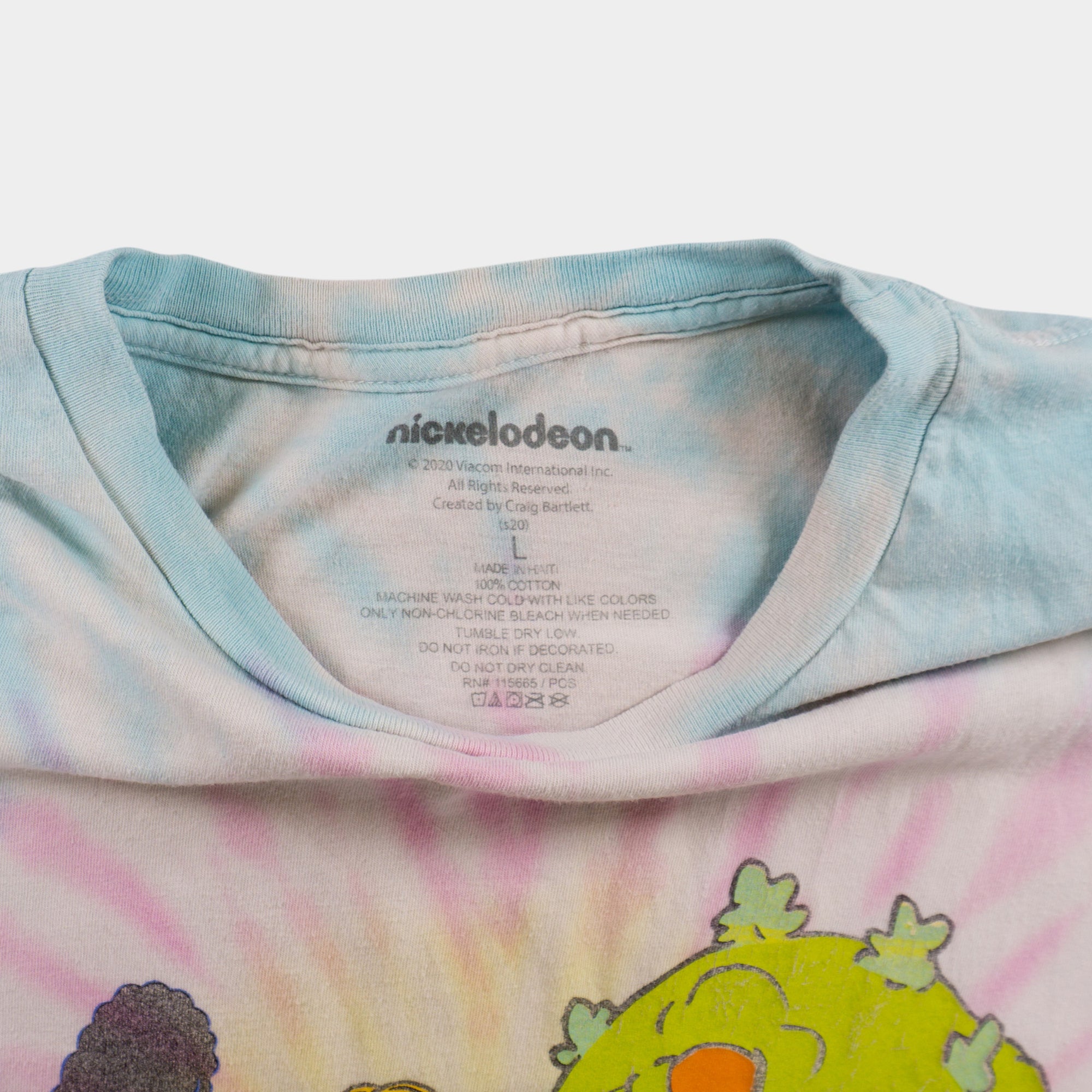 Nickelodeon Tie-Dye Тениска с Графика