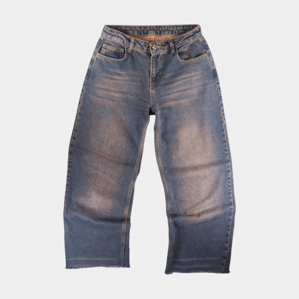 Washed Сини Дънки
