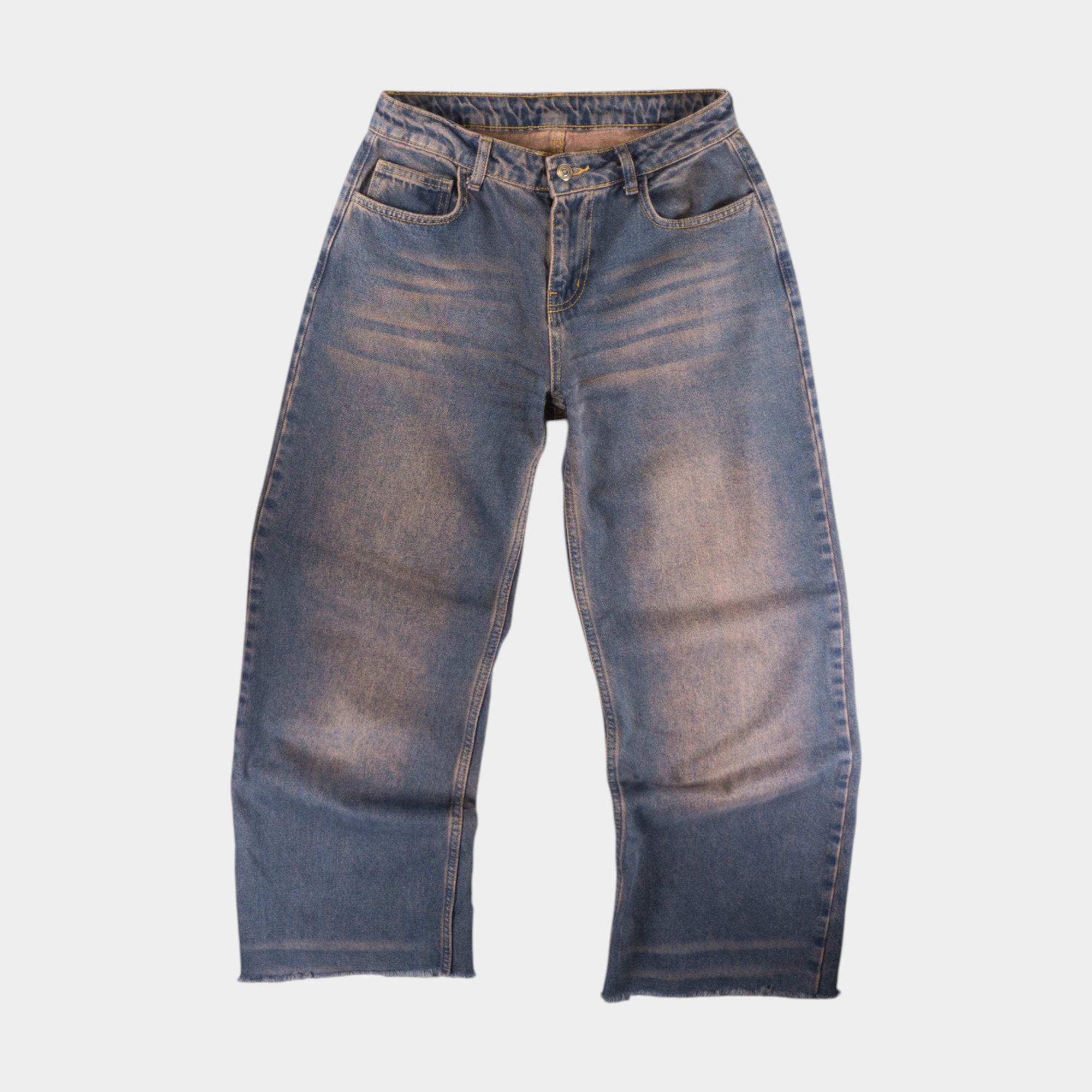 Washed Сини Дънки
