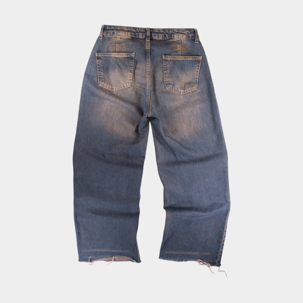 Washed Сини Дънки