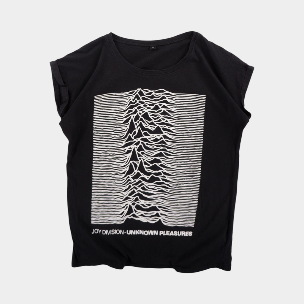 Joy Division Unknown Pleasures Черна Тениска с Графика