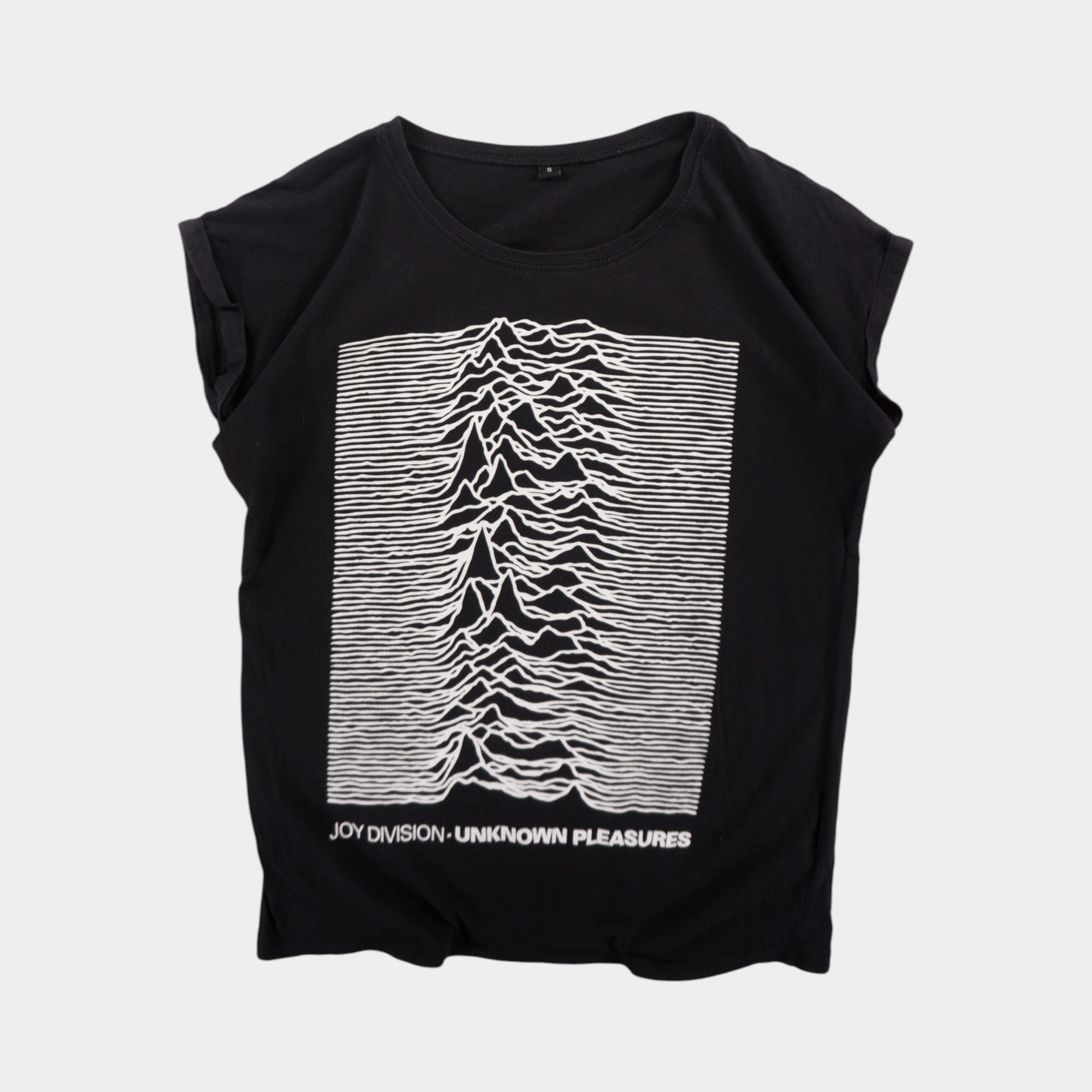 Joy Division Unknown Pleasures Черна Тениска с Графика