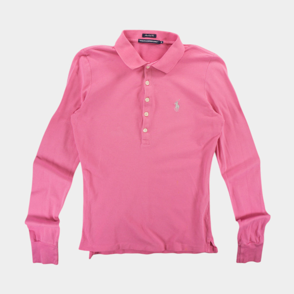 Ralph Lauren Golf Винтидж Розова Блуза с Яка