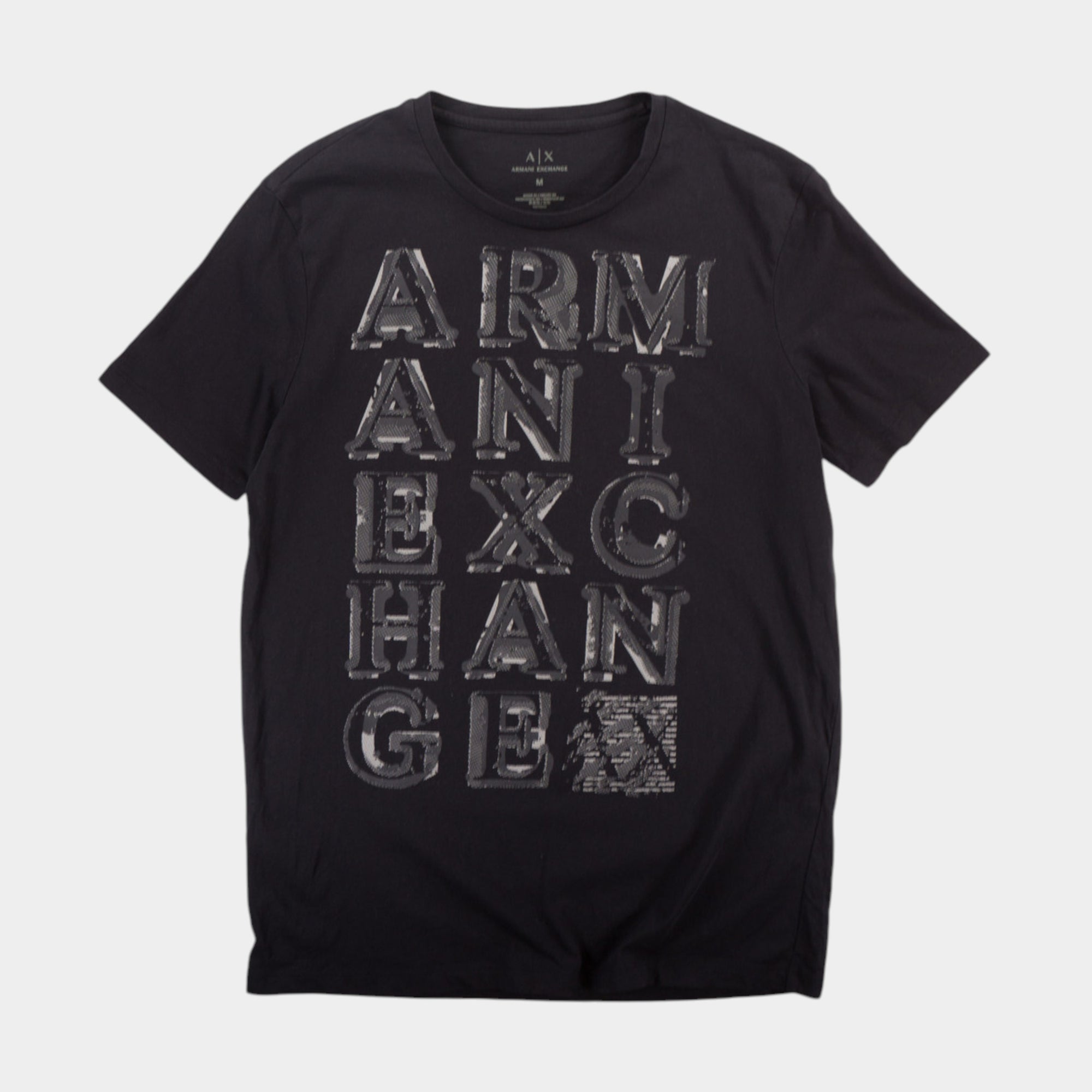 Armani Exchange Черна Тениска