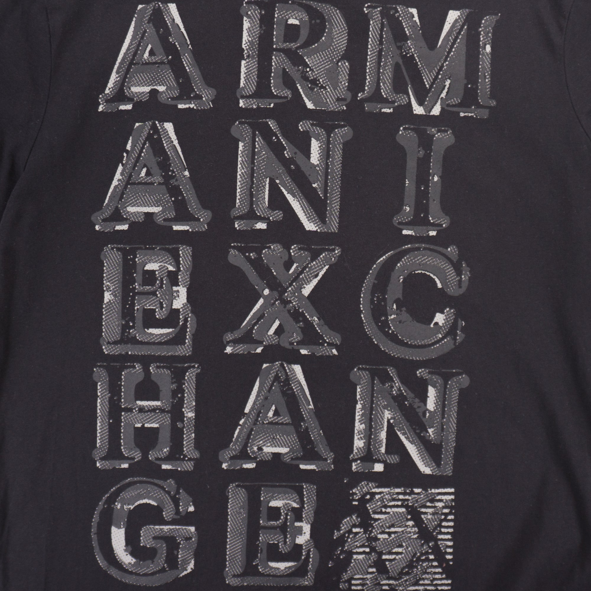 Armani Exchange Черна Тениска