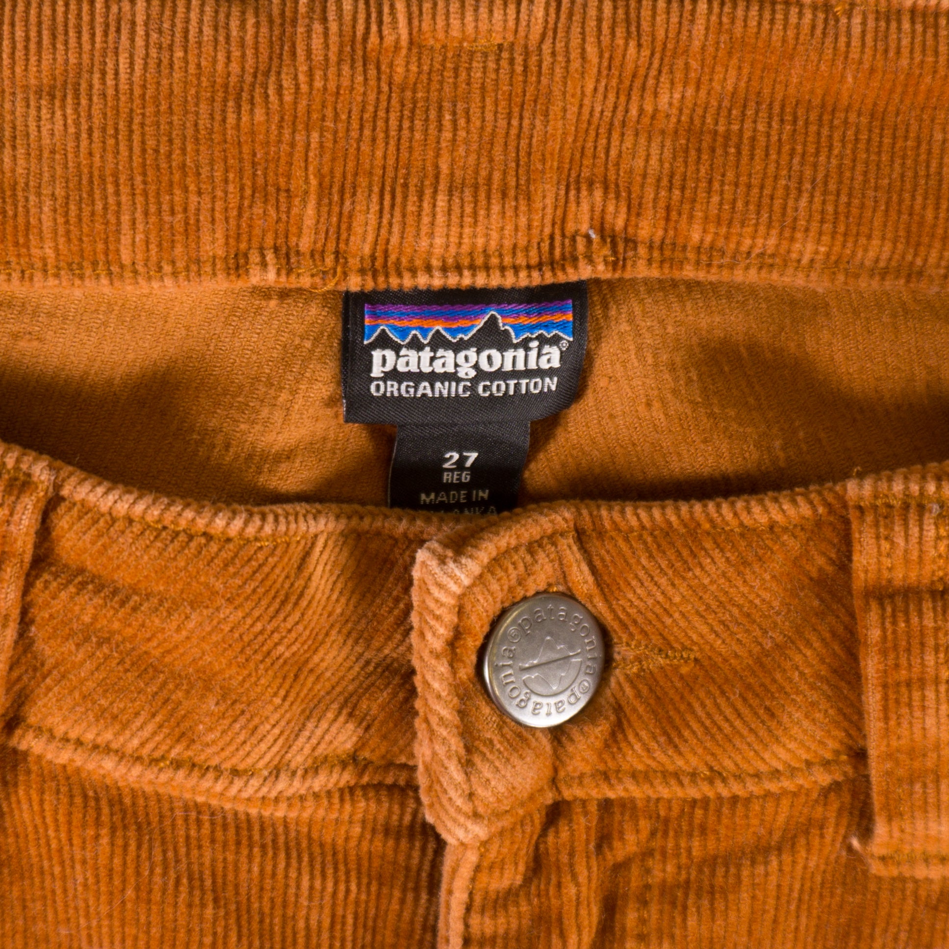 Patagonia Оранжеви Кадифени Панталони